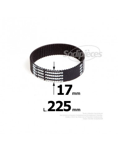 Courroie pour électro portatif 225x17