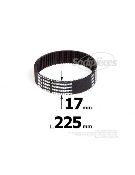Courroie pour électro portatif 225x17