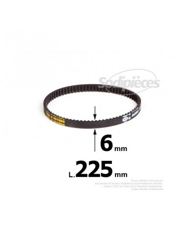 Courroie pour électro portatif 225x6