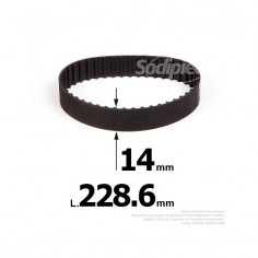 Courroie pour électro portatif 228,6x14