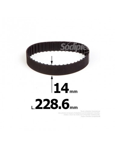 Courroie pour électro portatif 228,6x14