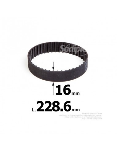 Courroie pour électro portatif 228,6x16