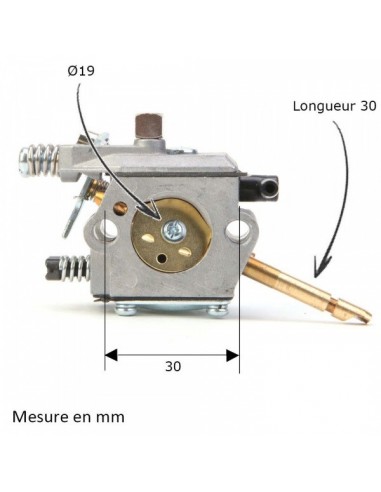 Carburateur pour tronçonneuse Stihl MS261, MS271, MS291