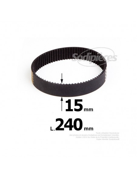Courroie pour électro portatif 240x15
