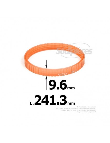 Courroie pour électro portatif 241,3x9,6