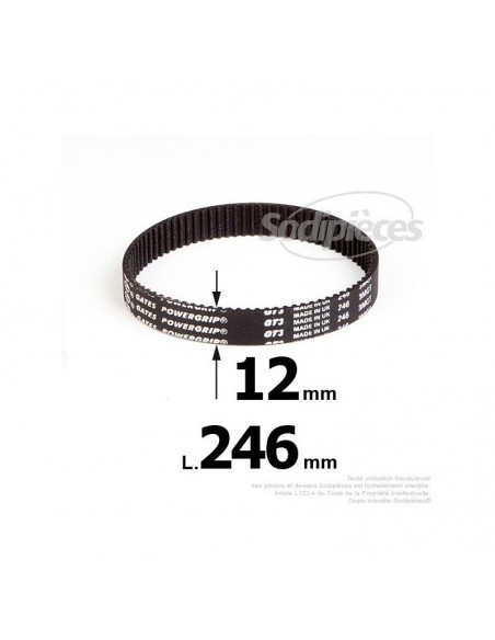 Courroie pour électro portatif 246x12