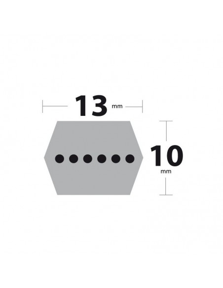 Courroie tondeuse AA112 Hexagonale