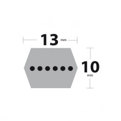 Courroie tondeuse AA112 Hexagonale 2
