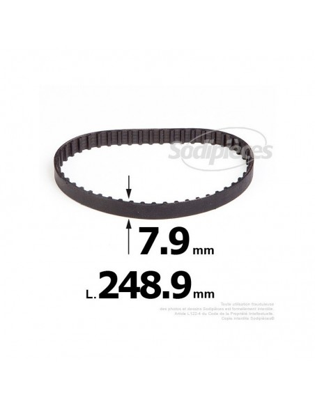Courroie pour électro portatif 248,9 x 7,9