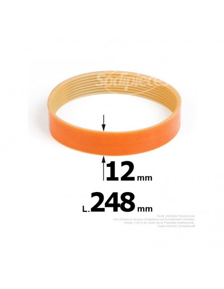 Courroie pour électro portatif 248x12