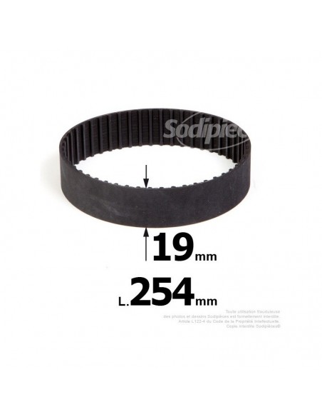Courroie pour électro portatif 254x19