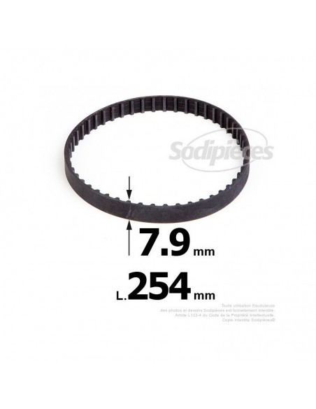 Courroie pour électro portatif 254x7,9