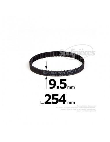 Courroie pour électro portatif 254x9,5