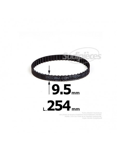 Courroie pour électro portatif 254x9,5