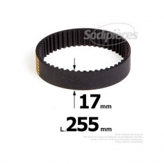 Courroie pour électro portatif 255x17