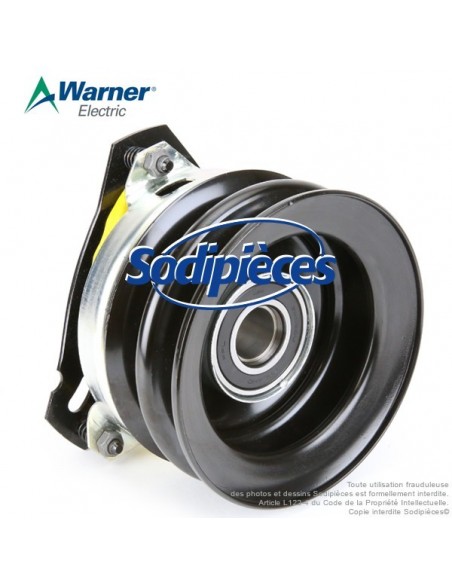 Embrayage électromagnétique Warner 5215-50. Remplace Toro 92-6885, 926885, 78-6990, 92-1686
