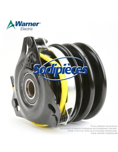 Embrayage électromagnétique Warner 5215-50. Remplace Toro 92-6885, 926885, 78-6990, 92-1686