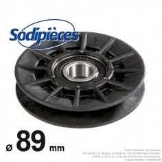 Poulie composite gorge en V Ø 89 mm