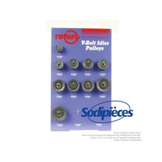 Poulies composite gorges en V. Assortiment de 2x10 2