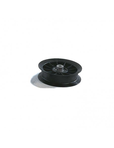Poulie à gorge plate Ø 102 mm. Ø rebord 122 mm
