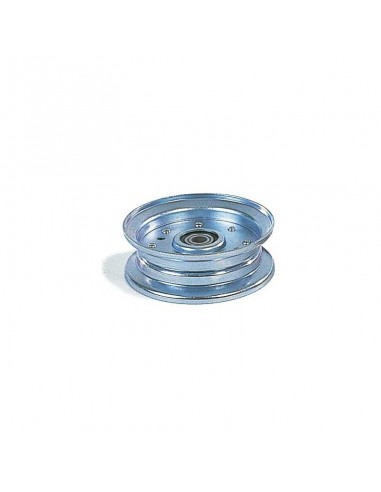 Poulie à gorge plate Ø 102 mm. Ø rebord 122 mm