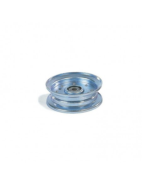 Poulie à gorge plate Ø 102 mm. Ø rebord 122 mm