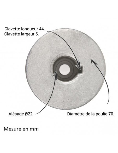 Support de lame pour EFCO. N° 66030256R