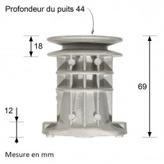 Support de lame pour EFCO. N° 66030256R