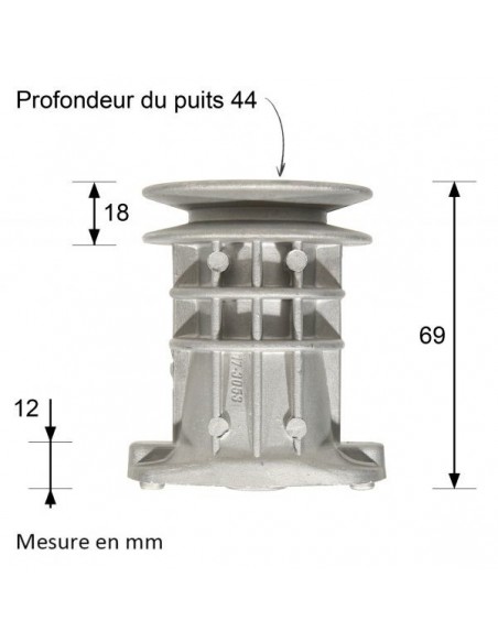 Support de lame pour EFCO. N° 66030256R