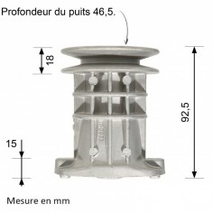 Support de lame pour EFCO, MTD, Oleo Mac