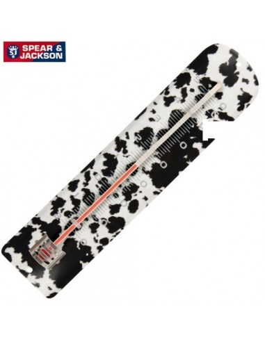 Thermomètre Spear & Jackson métal imprimé zebre