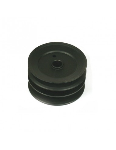 Poulie double Ø 127 mm. Larg. 70 mm