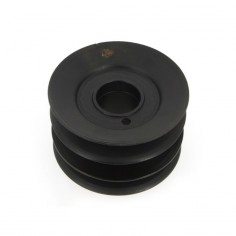 Poulie double Ø 127 mm. Larg. 85 mm 2