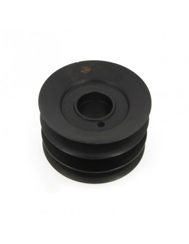 Poulie double Ø 127 mm. Larg. 85 mm