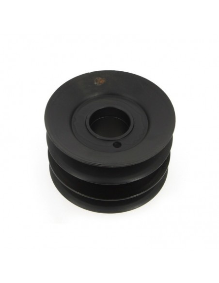 Poulie double Ø 127 mm. Larg. 85 mm