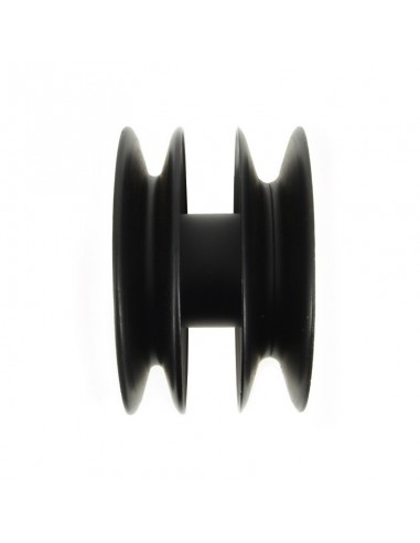 Poulie double Ø 127 mm. Larg. 85 mm