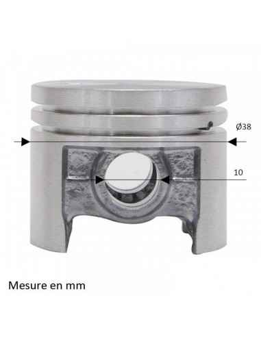 Cylindre piston tronçonneuse Stihl 018/MS180 Ø 38 mm