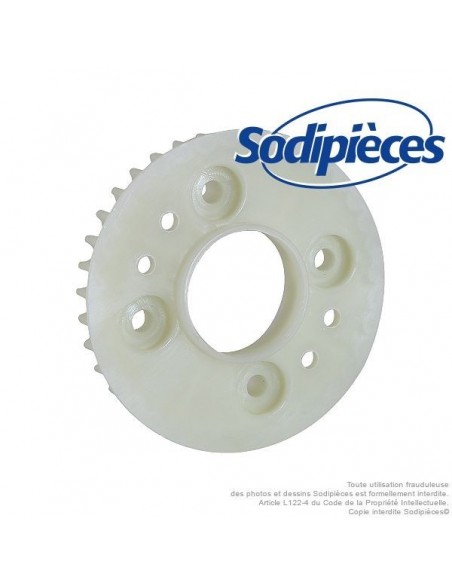 Poulie crantée pour Stiga. N° 1134 4321 01