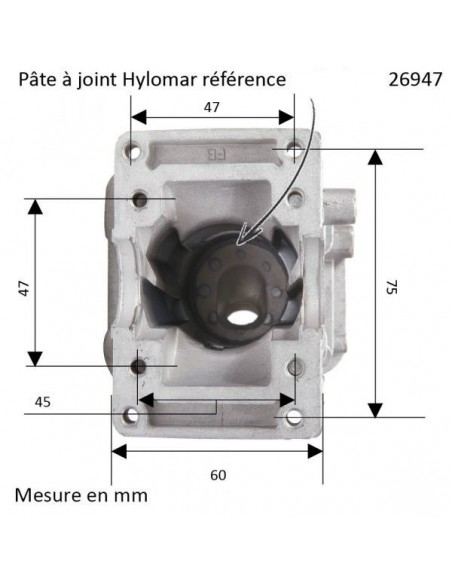 Cylindre piston tronçonneuse Stihl 018/MS180 Ø 38 mm