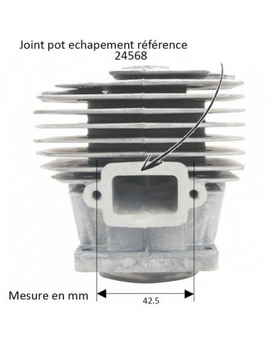 Cylindre piston diam 52mm pour Tronçonneuse STIHL 038AV Magnum - MS380