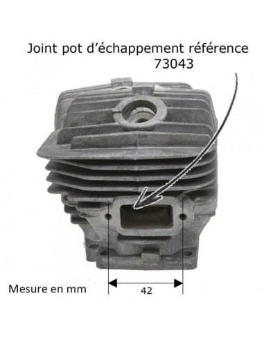 Cylindre piston tronçonneuse Stihl 046-MS460 Ø 52mm