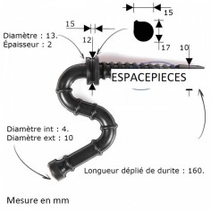 Durite essence pour tronconneuse Stihl 024, MS 240, MS 260