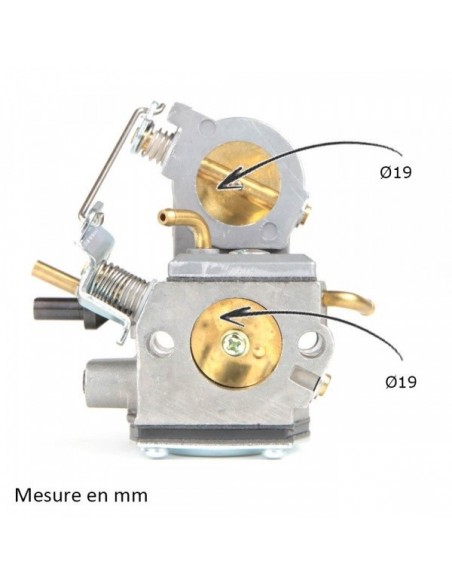 Carburateur Découpeuse à Béton Husqvarna PARTNER K750. Remplace : 503 28 32 09