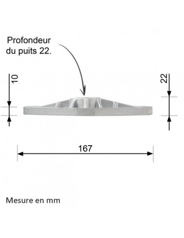 Support de lame pour Stiga. Pour Park 2000, 2002, Village, Garden. 1134-2082-01