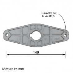 Support de lame pour Stiga. Pour Park 2000, 2002, Village, Garden. 1134-2082-01 2