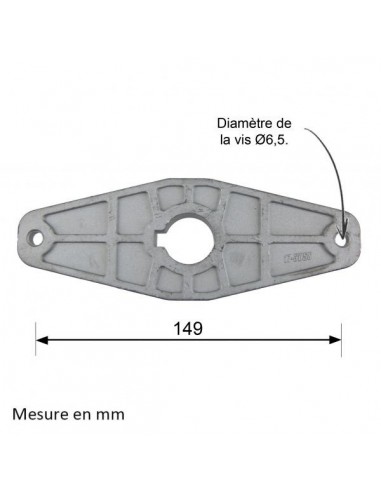 Support de lame pour Stiga. Pour Park 2000, 2002, Village, Garden. 1134-2082-01