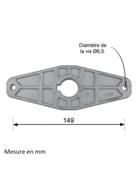 Support de lame pour Stiga. Pour Park 2000, 2002, Village, Garden. 1134-2082-01