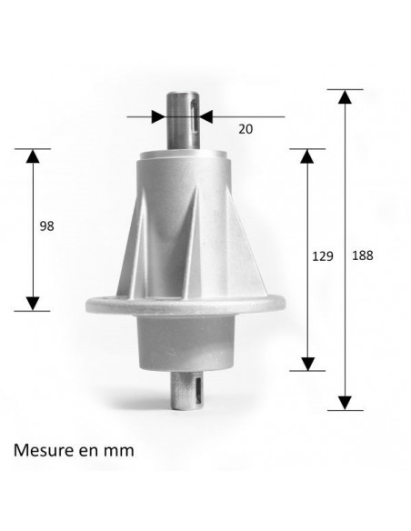 Palier de lame pour Castelgarden 82207201/0