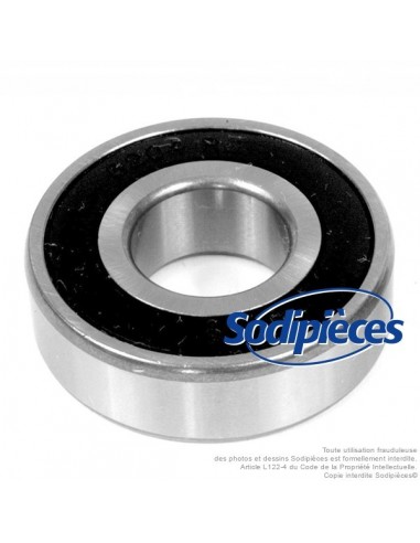 Roulement à billes de palier N° 6204RS pour Castelgarden N° 19216032/0