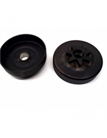 CLOCHE D'EMBRAYAGE 3/8 - 7 DENTS TRONCONNEUSE ACTIVE  51.51 / 56.56 / 62.62